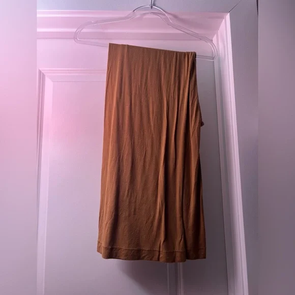 Skims Super Soft Pajama Pants Caramel Brown - Picture 2 of 5